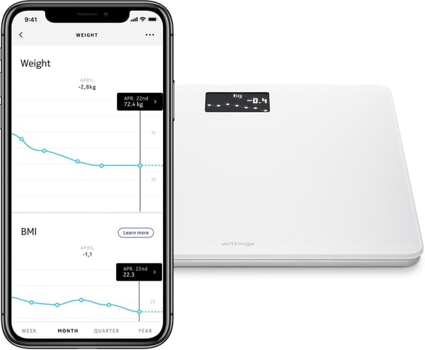 Withings Body -personvægt, hvid