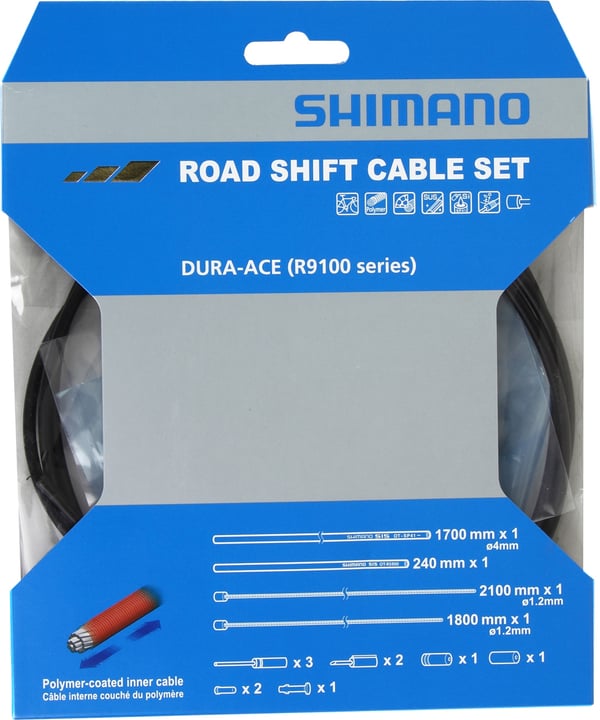 Shimano RS900-växelvajersats, svart