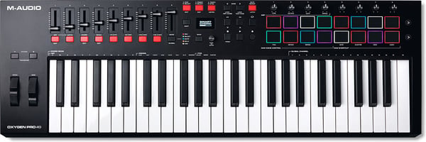 M-Audio Oxygen Pro 49 -MIDI-tastatur, 49 tangenter