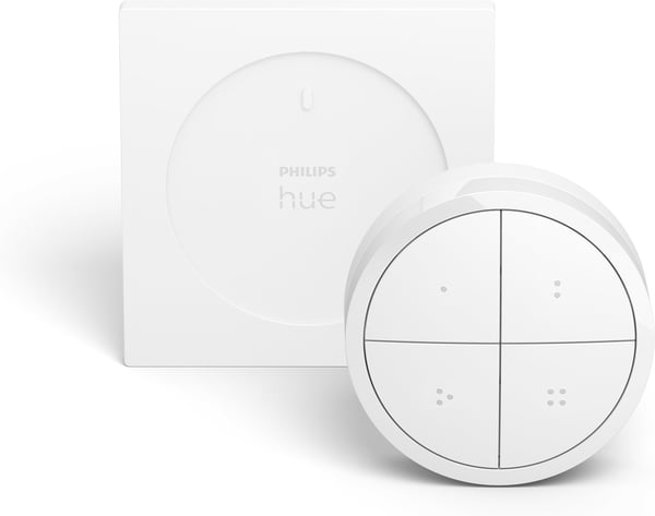 Philips Hue Tap drejeknapkontakt - trykknap, hvid