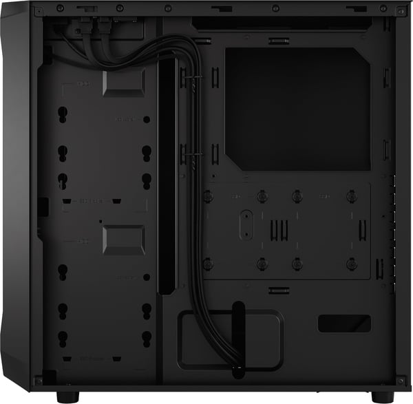 Fractal Design Focus 2 Svart Solid ATX-chassi, svart