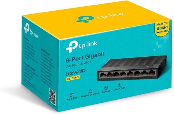 TP-LINK LiteWave LS1008G - 8-portars switch