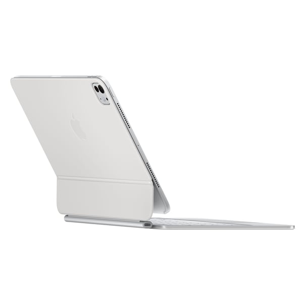 Apple Magic Keyboard för 11" iPad Pro (M4) - tangentbord och skydd, vit (MWR03)