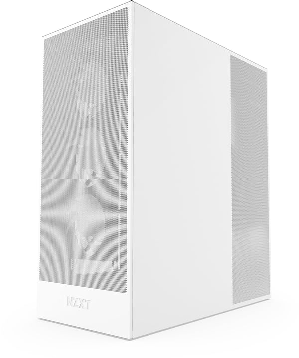NZXT H7 Flow RGB (2024) ATX-chassis med vindue, hvid