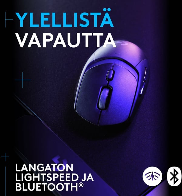 Logitech G309 LIGHTSPEED -trådlös spelmus, svart