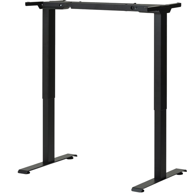 Elfen Ergodesk Modest II elbordets ram, svart