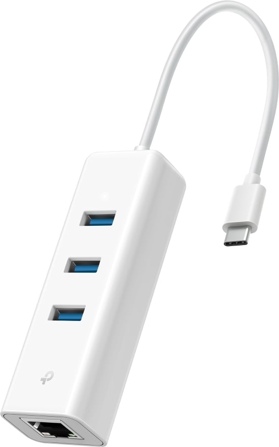 TP-LINK UE330C USB 3.0-hubb och gigabit ethernet-adapter