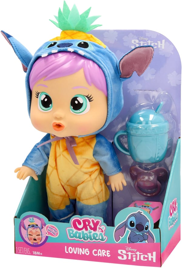 Cry Babies Loving Care Stitch docka