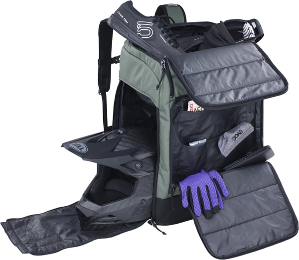Evoc GEAR RYGGSEK 60 -utrustningsryggsäck, grön