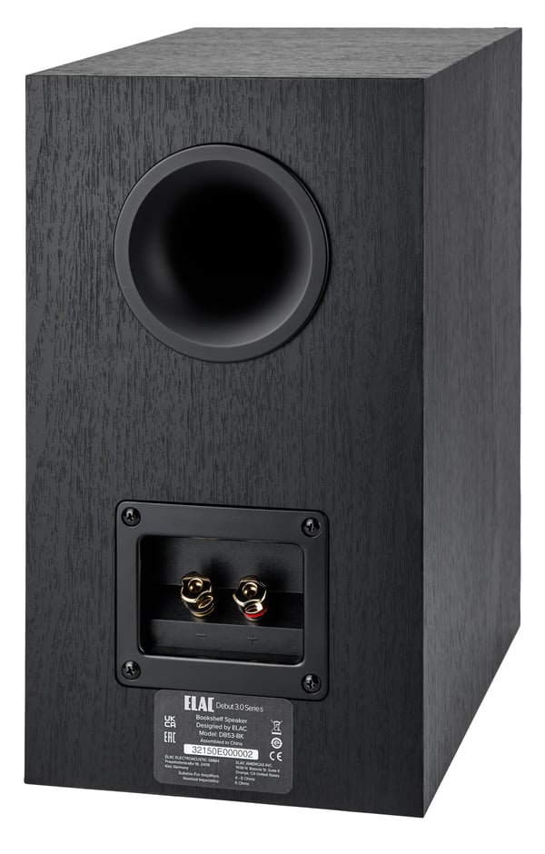 ELAC Debut 3.0 B5.3 stativhögtalarpar, svart