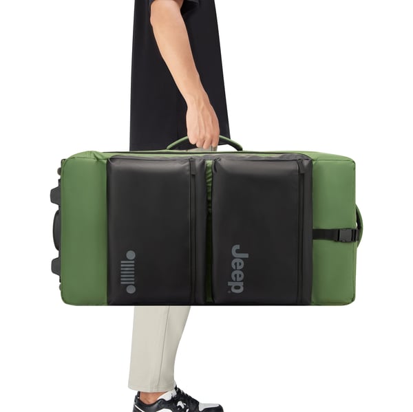 Delsey Jeep JS006B Trolley Duffle resväska, 73 cm, grön