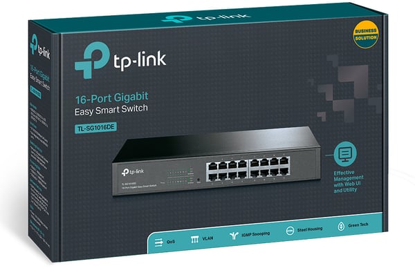 TP-LINK TL-SG1016DE - 16-portars switch
