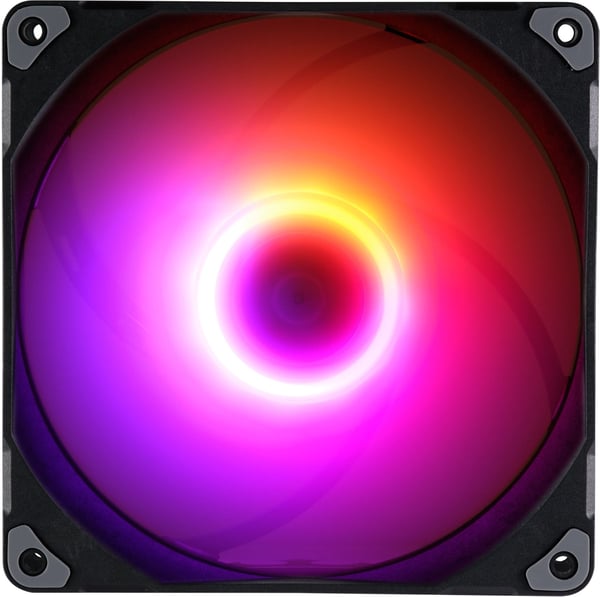 Phanteks M25-140 D-RGB PWM -ventilator, sort, 140 mm, 3 stk.