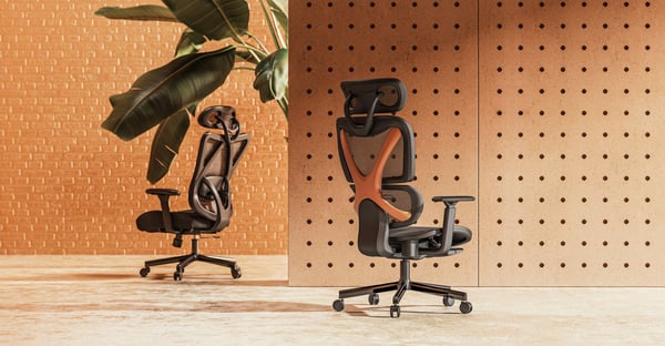ErgoWork SpineX arbetsstol, svart