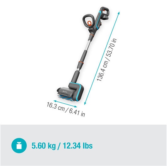Gardena AquaBrush Universal 18 V P4A -terrassevasker