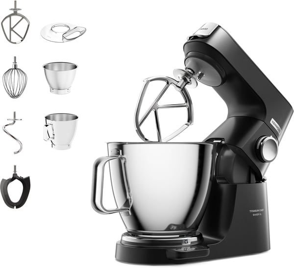 Kenwood KVL85.004BK Titanium Chef Baker XL køkkenmaskine