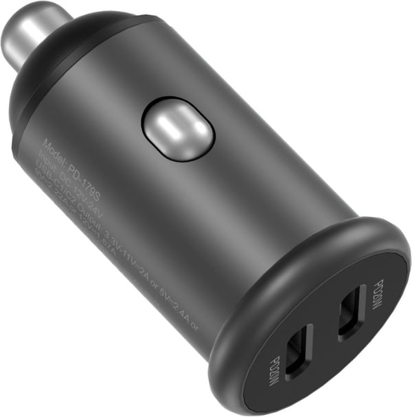 FoneKit Travel 40W, 2 x USB-C biladapter