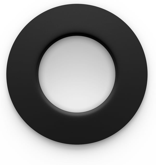 Philips Hue Slim Recessed Light S - indbygget spotlights, 90 mm, sort