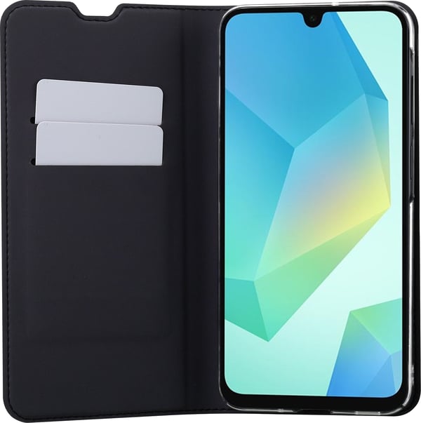 FoneKit BookCase -skyddsfodral, Samsung Galaxy A16, svart