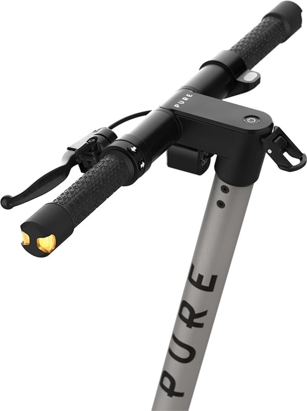 Pure Electric Air3 Pro+ -elsparkcykel, Platinum Silver