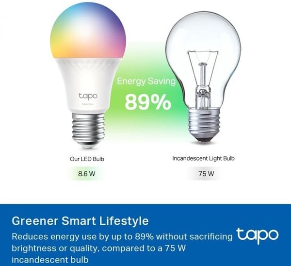 TP-Link Tapo L535E LED-smartlampa, E27, 1055 lm