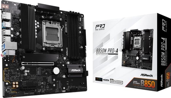 Asrock B850M Pro-A AMD M5 MicroATX moderkort
