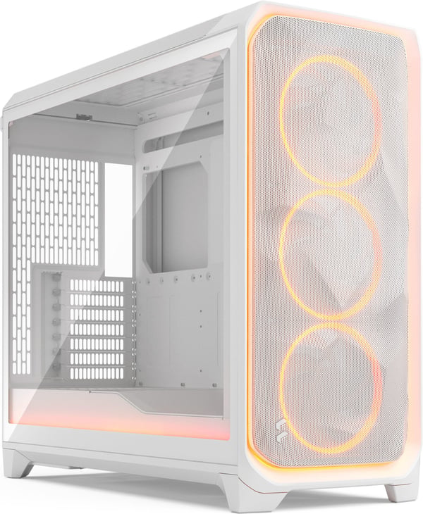 Fractal Design Meshify 3 XL Ambience Pro RGB Vit TG Klar Ton ATX-chassi