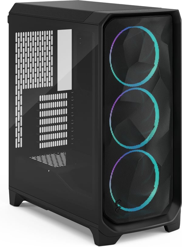 Fractal Design Meshify 3 Svart RGB TG Ljus Ton ATX-chassi