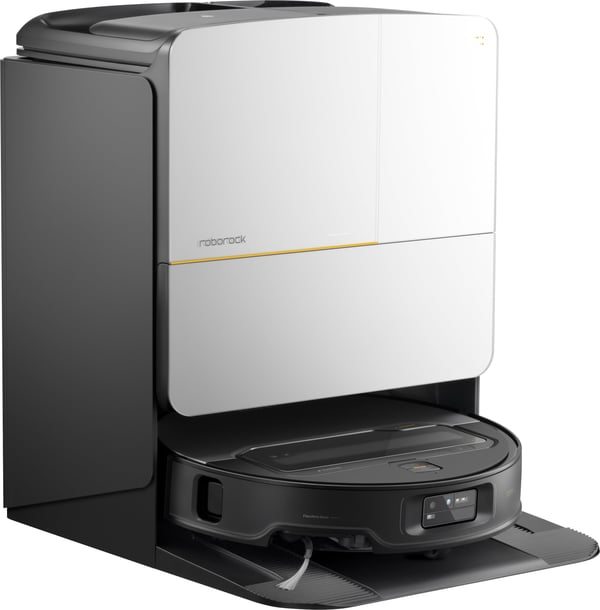 Roborock Saros Z70 robotdammsugare med dockningsstation, silver