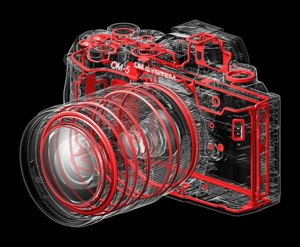 OM-SYSTEM OM-5 Mark II systemkamera + 12-45mm F4.0 PRO objektiv, silver