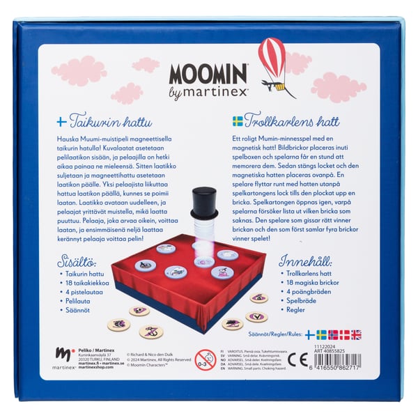 Mumin Trollkarlshatt Memoryspel