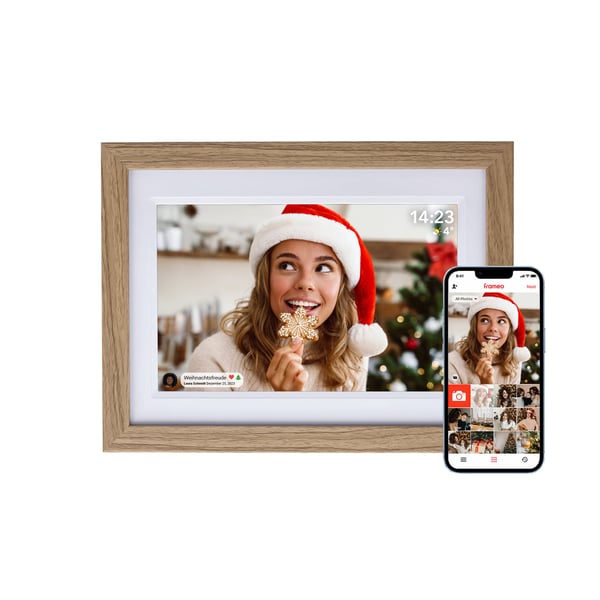 Rollei Smart Frame WiFi1010 digital fotoram, trä