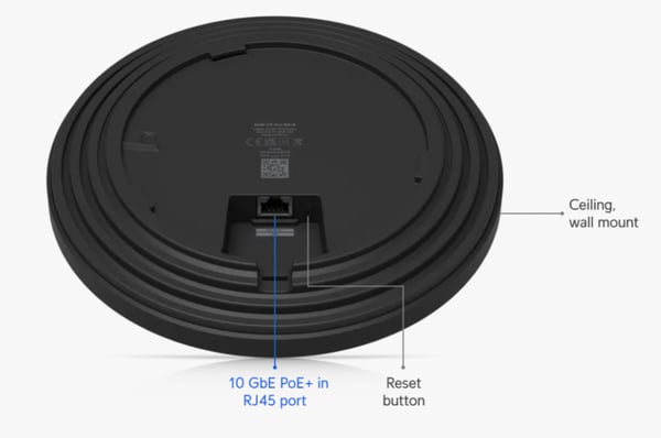 Ubiquiti U7 Pro XG-B WiFi 7 accesspunkt, svart