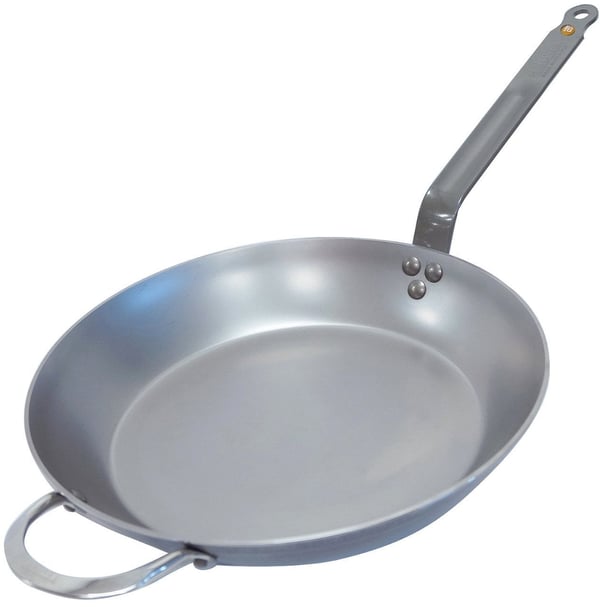De Buyer Mineral B Element -stegepande, kulstofstål, 32 cm