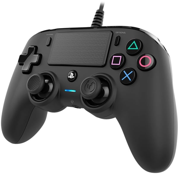 Nacon Wired Compact Controller -spelkontroll, svart, PS4