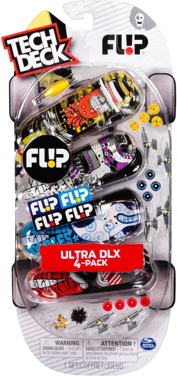 Tech Deck -finger skateboard, 4 st