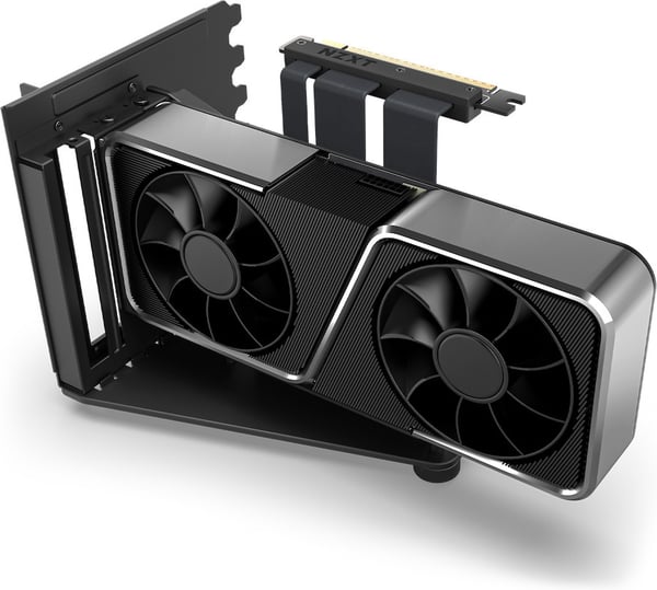 NZXT Vertikal GPU Monteringssats - monteringsram för grafikkort, svart