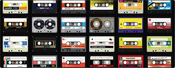 Supe Deskmat Casette - musmatta, 92 x 36 cm