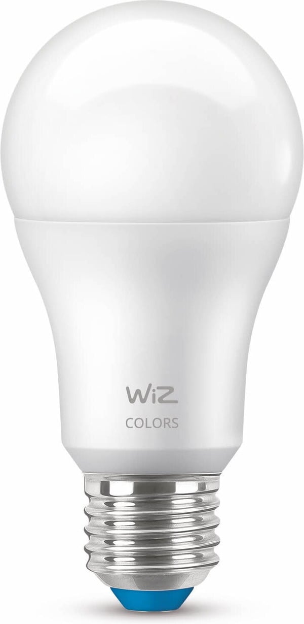 WiZ smartlampe, E27, A60, RGB, Wi-Fi, 2200-6500 K, 806 lm, mat, 3 stk.