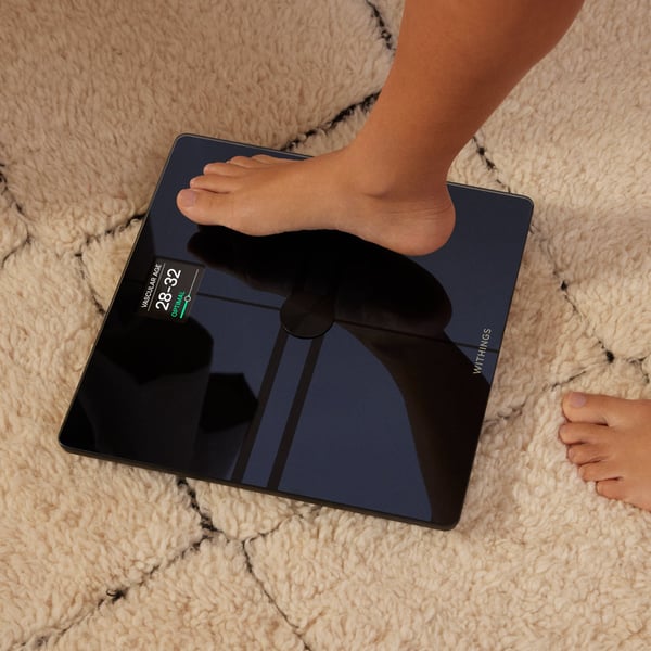 Withings Body Comp Black - kropssammensætningsvægt med wifi-forbindelse