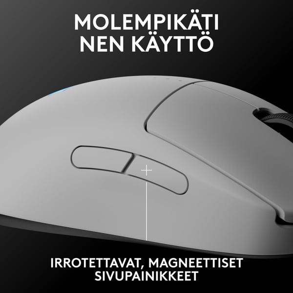 Logitech PRO 2 LIGHTSPEED-spelmus, vit