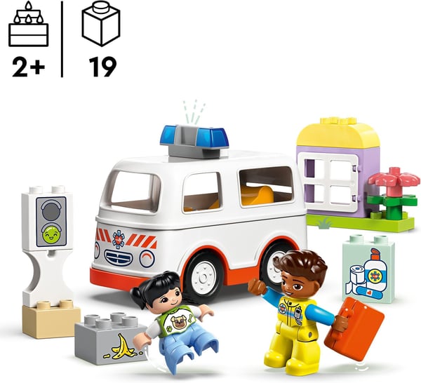 LEGO DUPLO By 10447 – Ambulance og chauffør