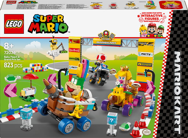 LEGO Super Mario 72036 – Mario Kart – Baby Peach och Grand Prix-sett