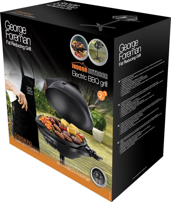 George Foreman Elgrill Indendørs Udendørs