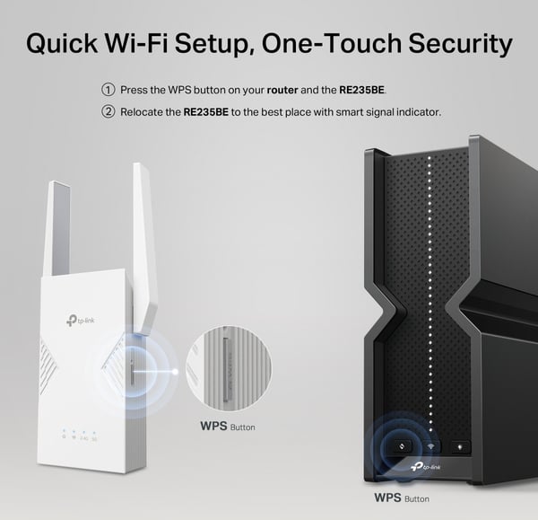 TP-Link BE3600 WiFi 7-förstärkare