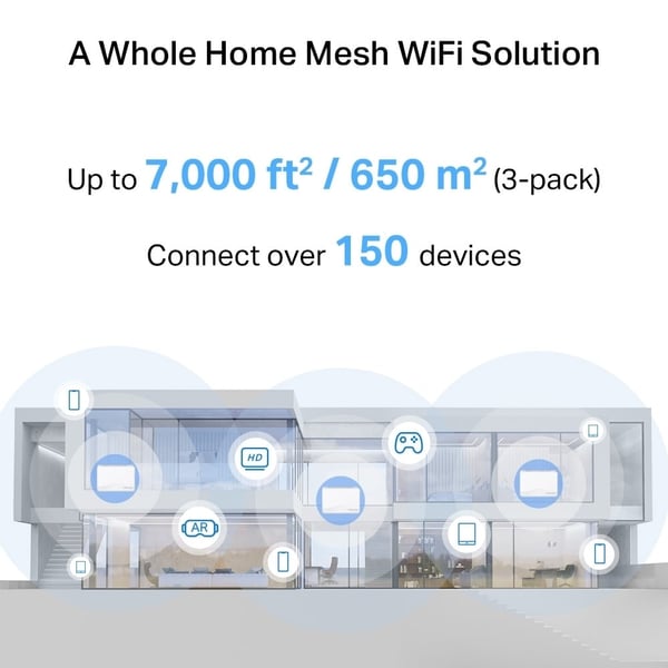 Mercusys Halo H25BE WiFi 7 mesh-system, 3-pack
