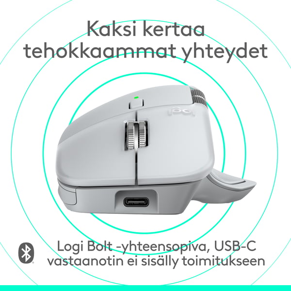 Logitech MX Master 4 för Mac mus, vit