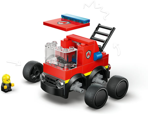 LEGO City Byggklossfordon 60482 Färdmedel – Brandbil