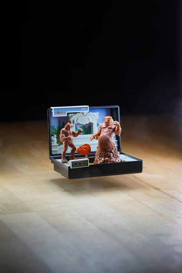 Konsolhjältar Mega Drive Altered Beast diorama