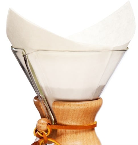 Chemex Förvikta Fyrkantiga -filterpapper, 100 st